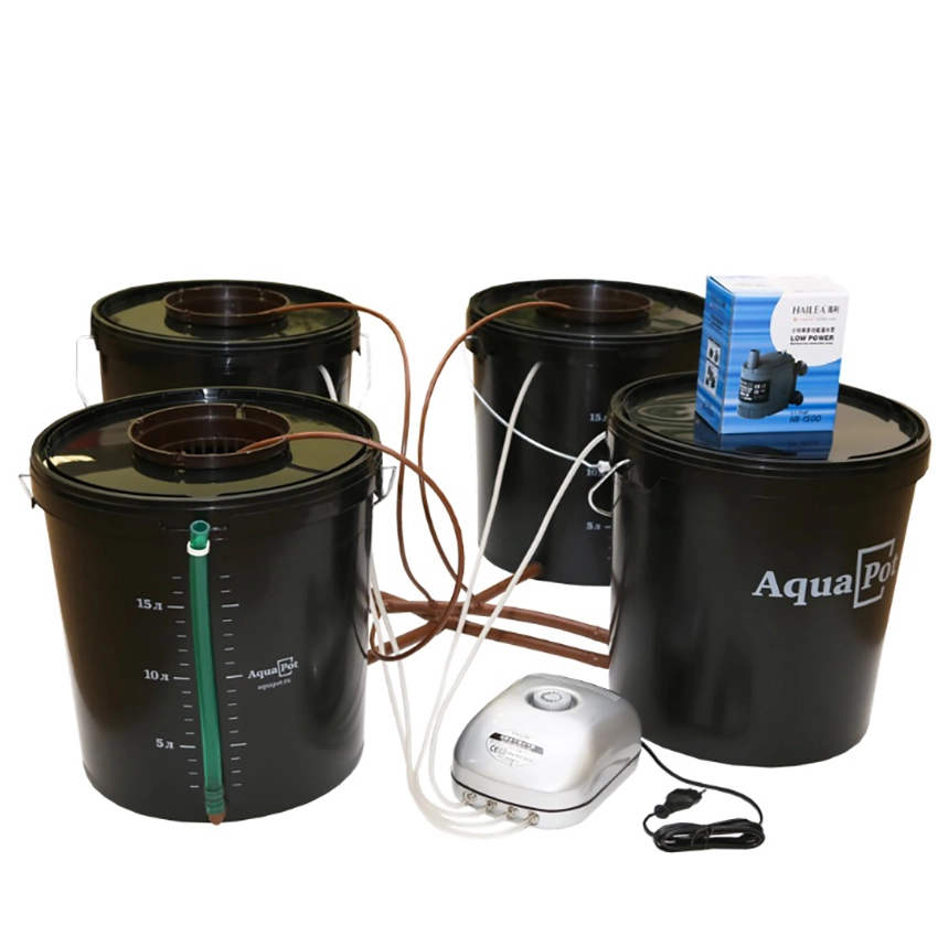гидропонная система aquapot trio (без компрессора) 