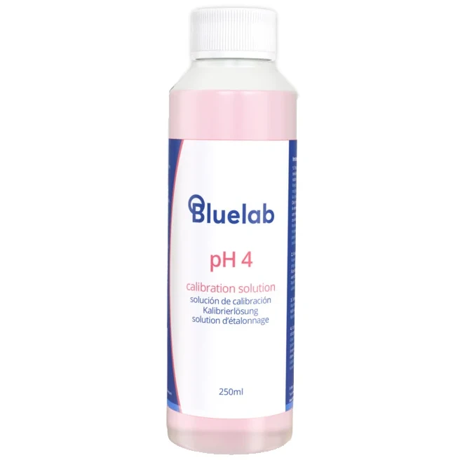 bluelab калибровочный раствор ph4 250 мл 