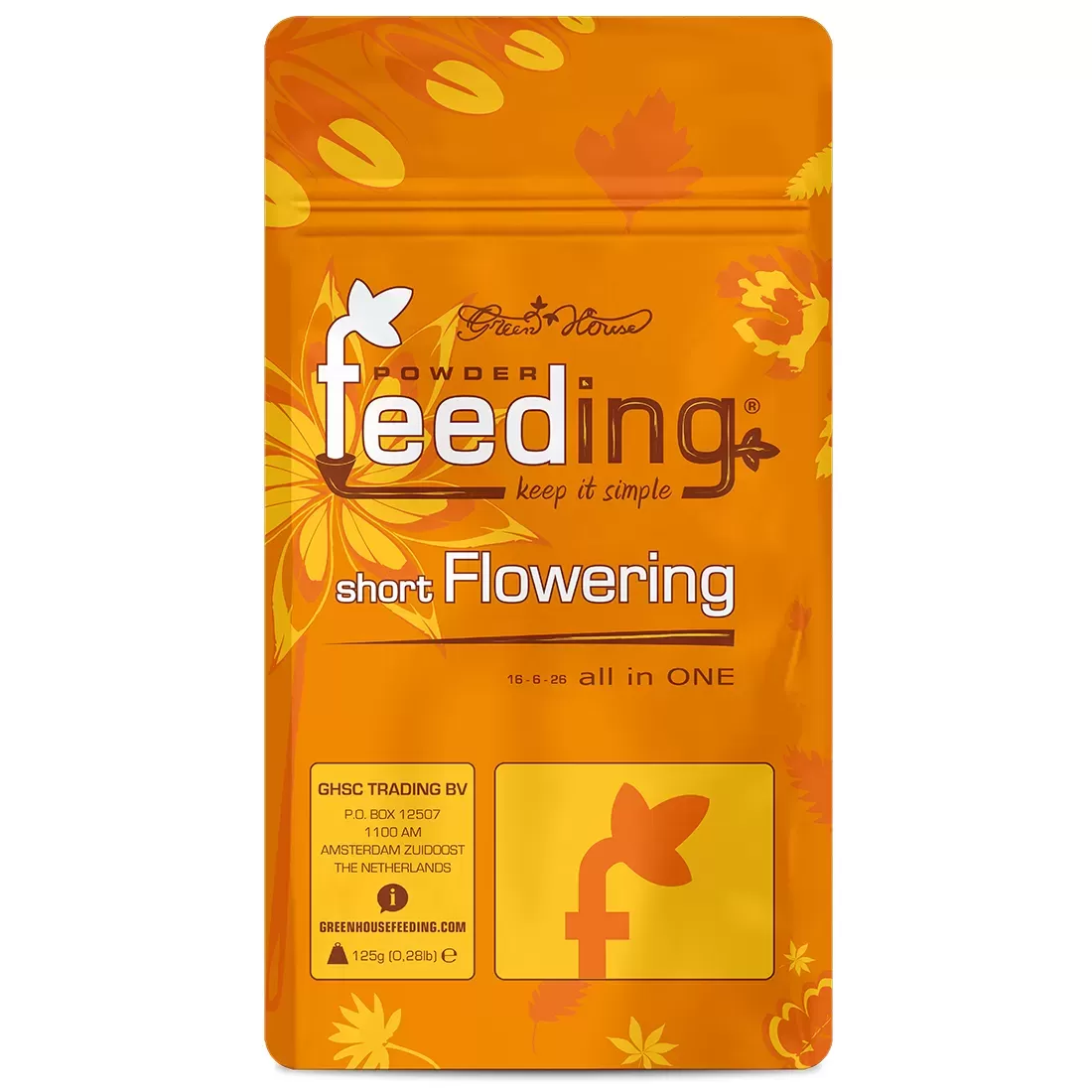 powder feeding short flowering 125г 