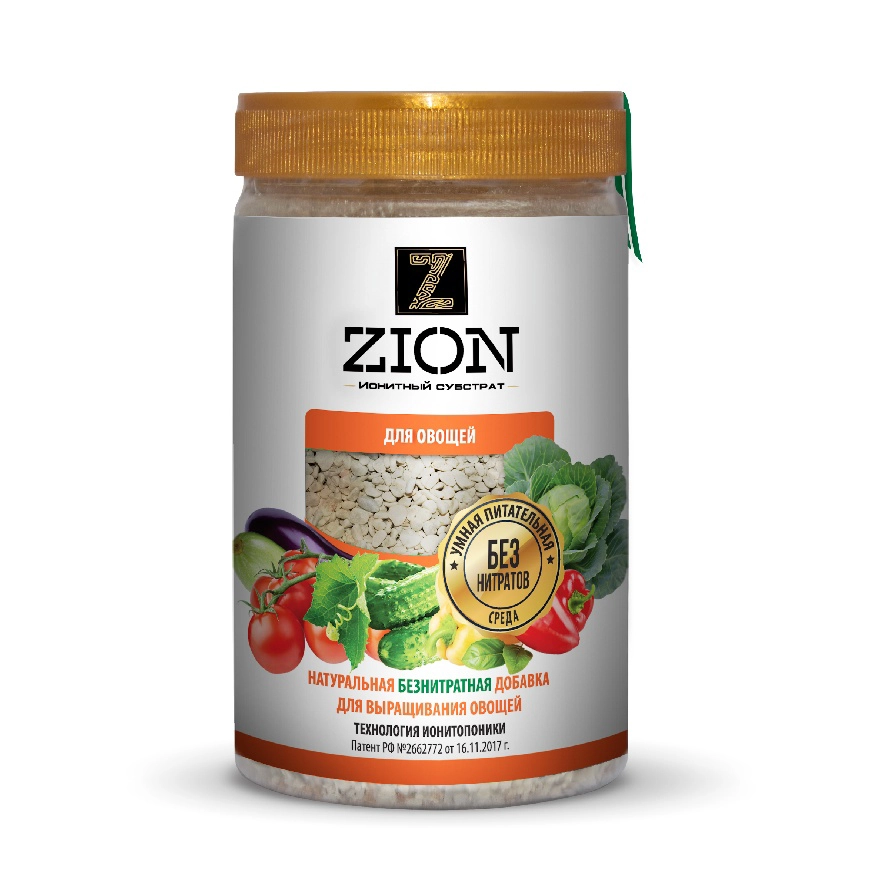 удобрение zion ионитный субстрат «для овощей» 700г 