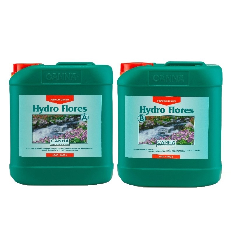 минеральное удобрение canna hydro flores a+b 5л для жесткой воды 