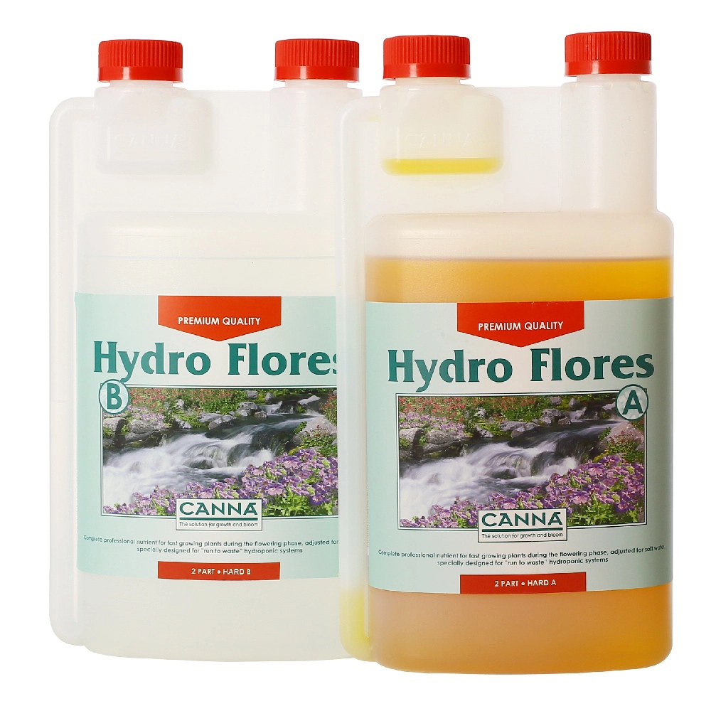 минеральное удобрение canna hydro flores a+b 1л для жесткой воды 