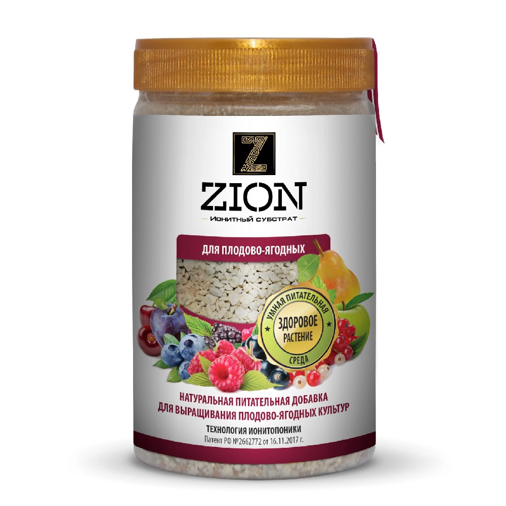 удобрение zion ионитный субстрат «для плодово-ягодных» 700г 