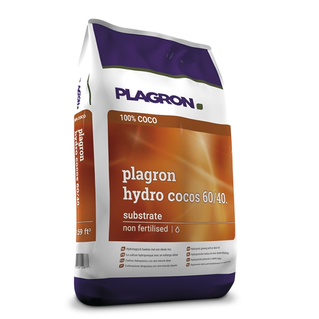 кокосовый субстрат plagron hydro cocos 60/40 45л 