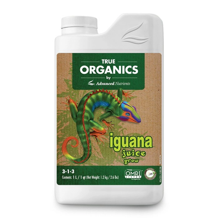 органическое удобрение iguana juice organic grow 1л 